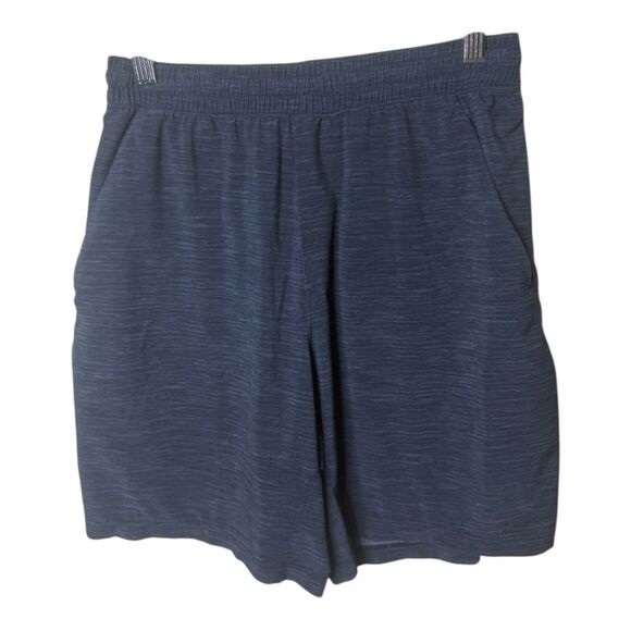 LULULEMON Pace Breaker Short Mens Small Heather Navy Blue - Picture 1 of 9